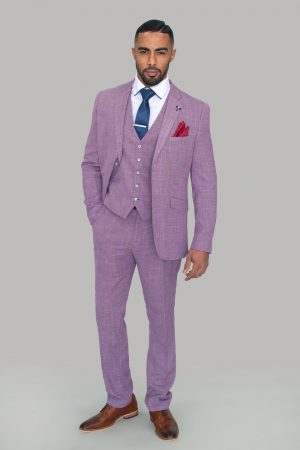 CAVANI Miami Lilac Slim Fit Suit